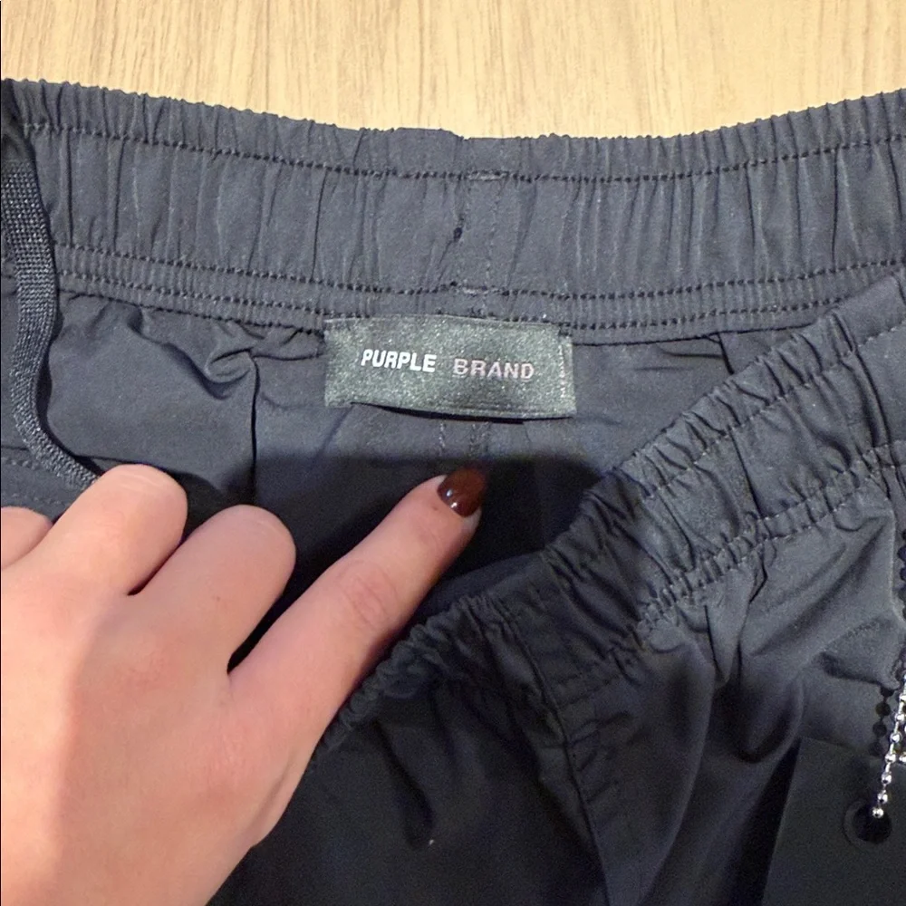 NWT Purple Brand‎ Holographic Swim Shorts size medium In